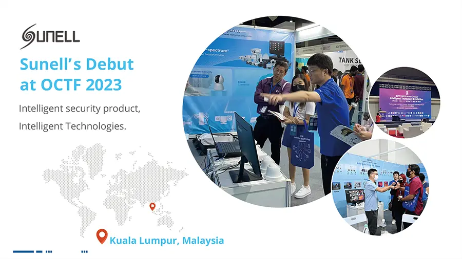 Sunell giới thiệu các sản phẩm bảo mật sáng tạo và giải pháp thông minh tại octf 2023 ở Kuala Lumpur