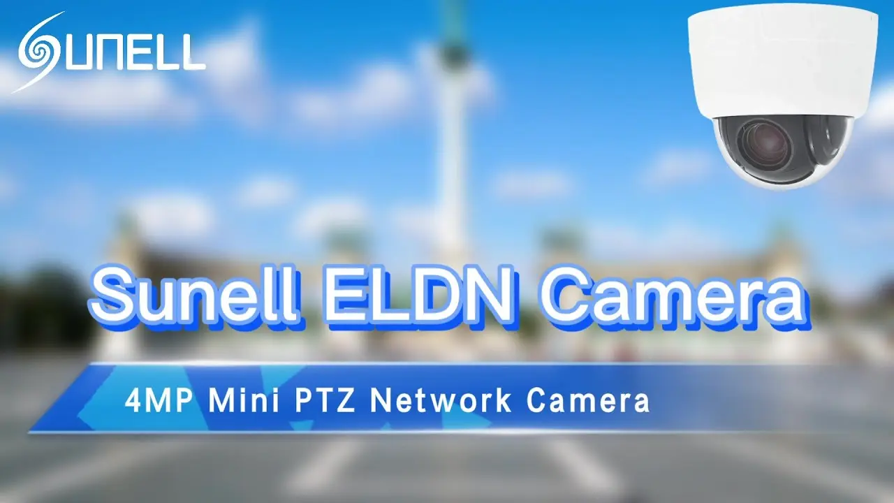Camera mạng PTZ nhỏ sunell 4MP